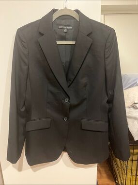 BROOKS brothers wool black blazer